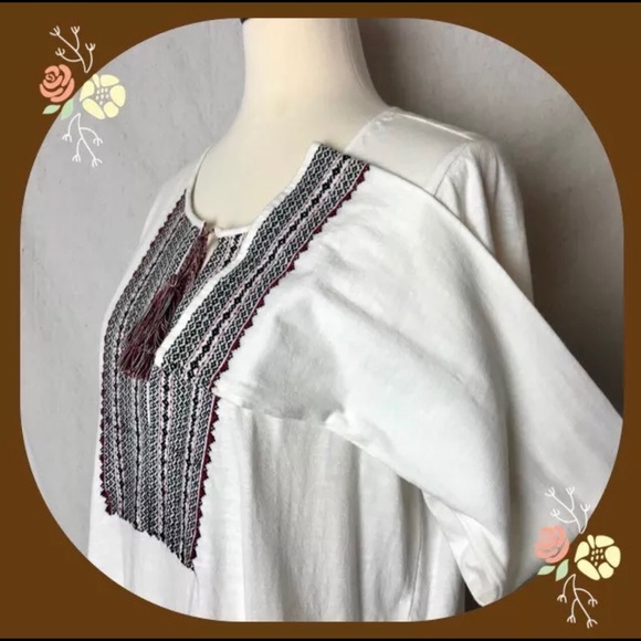 Soft Joie Rene Sz S Beige Boho Mini Tunic Dress - Picture 4 of 8